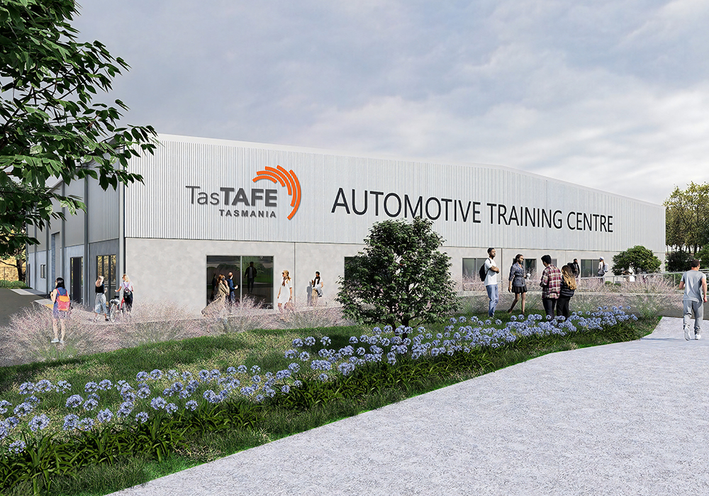 Large building used for automotive training